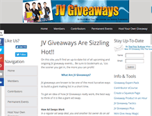 Tablet Screenshot of newjvgiveaways.com